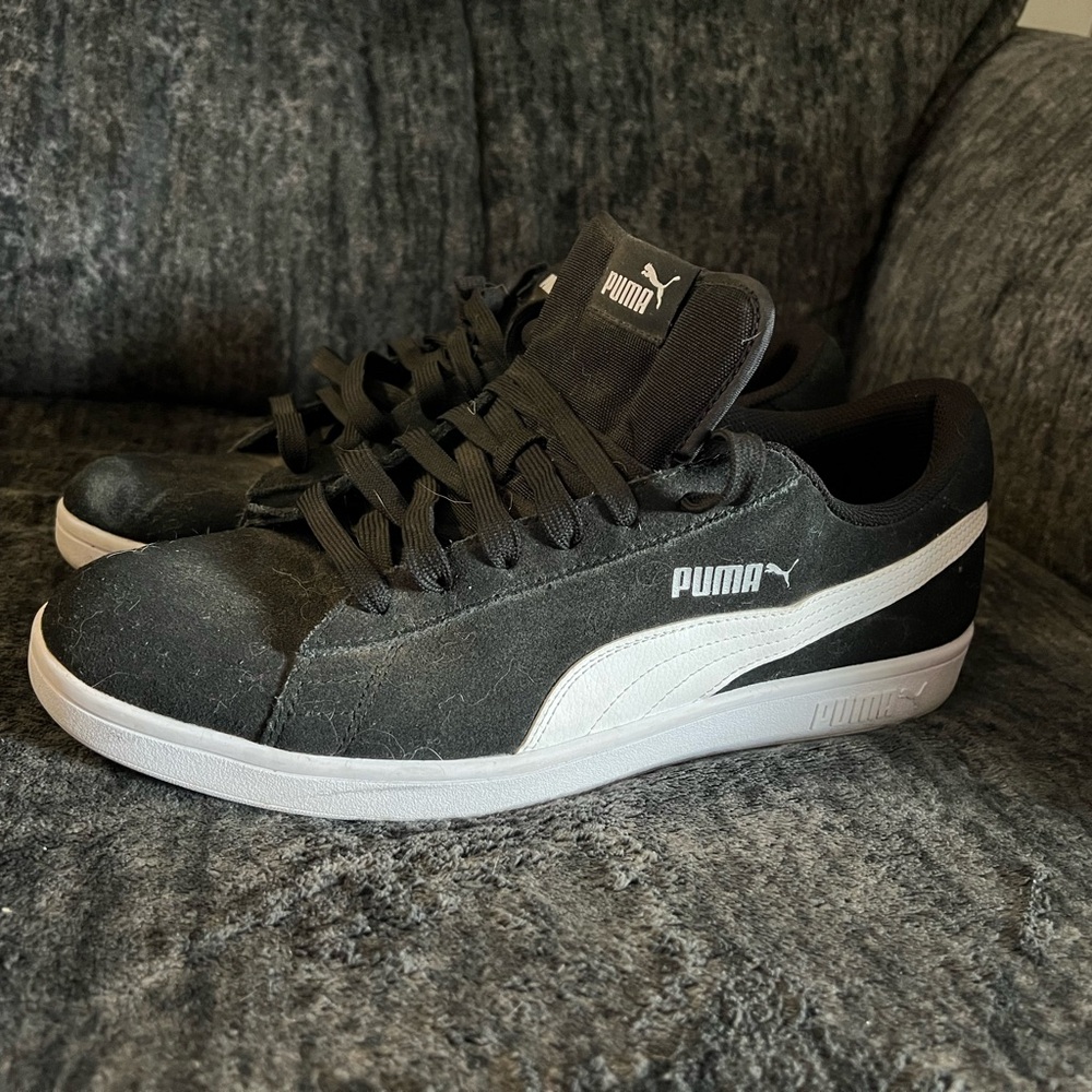 Puma Classic Black and White Sneakers